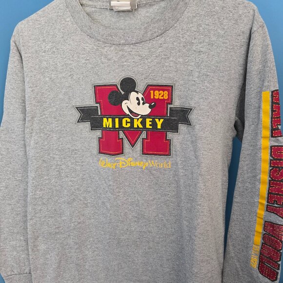 DISNEY MICKEY MOUSE MENS LONG SLEEVE - Picture 1 of 3